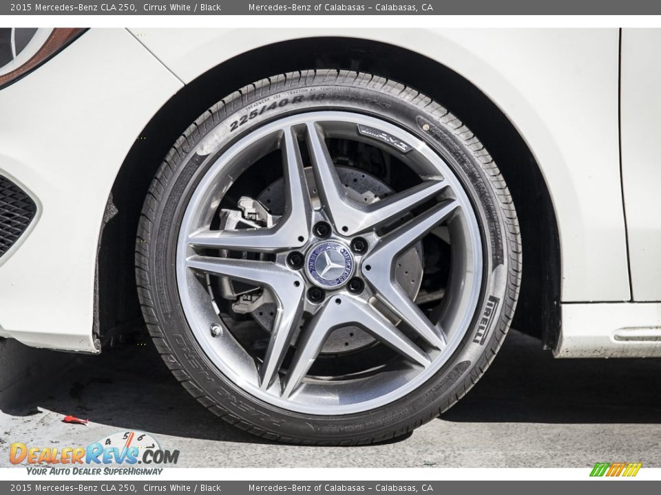 2015 Mercedes-Benz CLA 250 Cirrus White / Black Photo #10