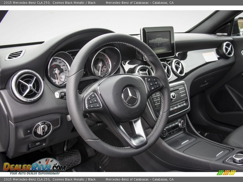 2015 Mercedes-Benz CLA 250 Cosmos Black Metallic / Black Photo #6