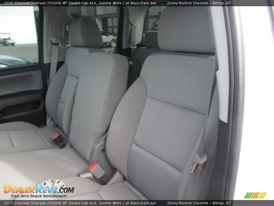 2015 Chevrolet Silverado 2500HD WT Double Cab 4x4 Summit White / Jet Black/Dark Ash Photo #11