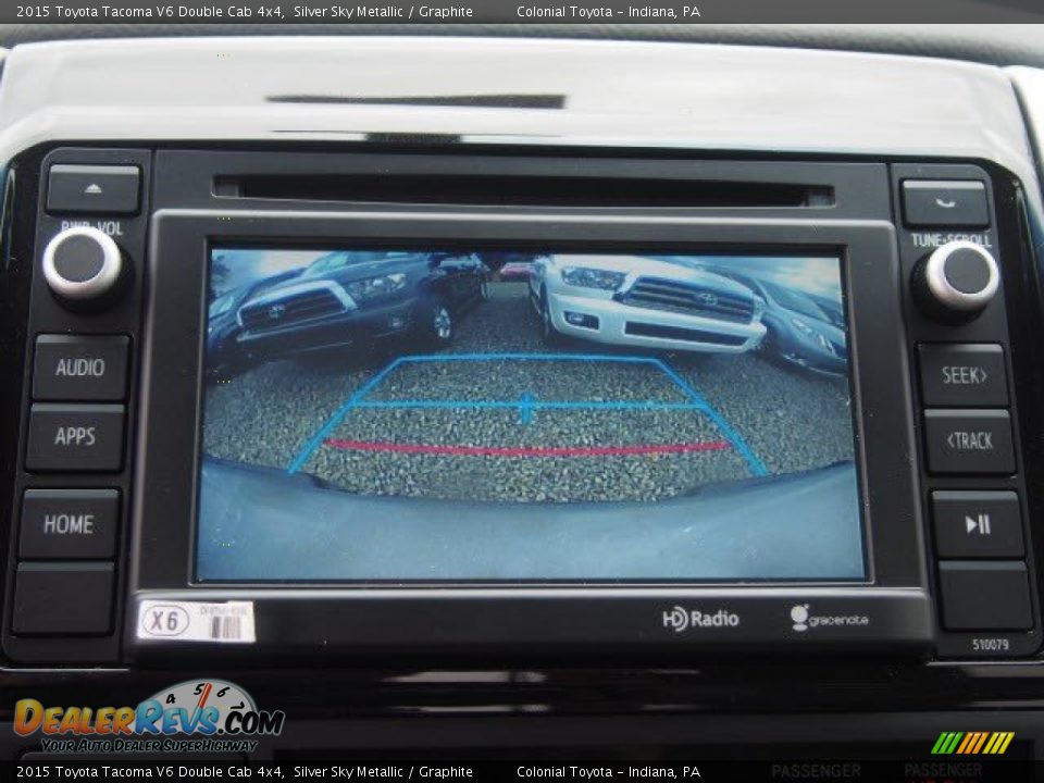 2015 Toyota Tacoma V6 Double Cab 4x4 Silver Sky Metallic / Graphite Photo #9