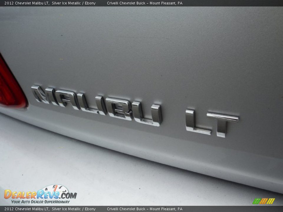 2012 Chevrolet Malibu LT Silver Ice Metallic / Ebony Photo #10