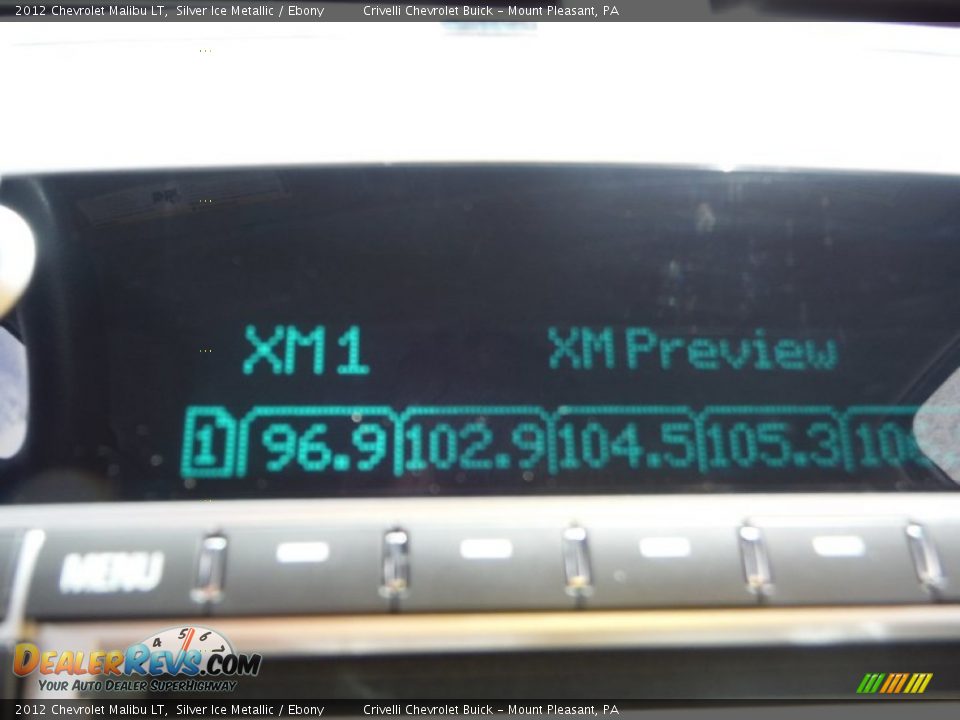 2012 Chevrolet Malibu LT Silver Ice Metallic / Ebony Photo #19