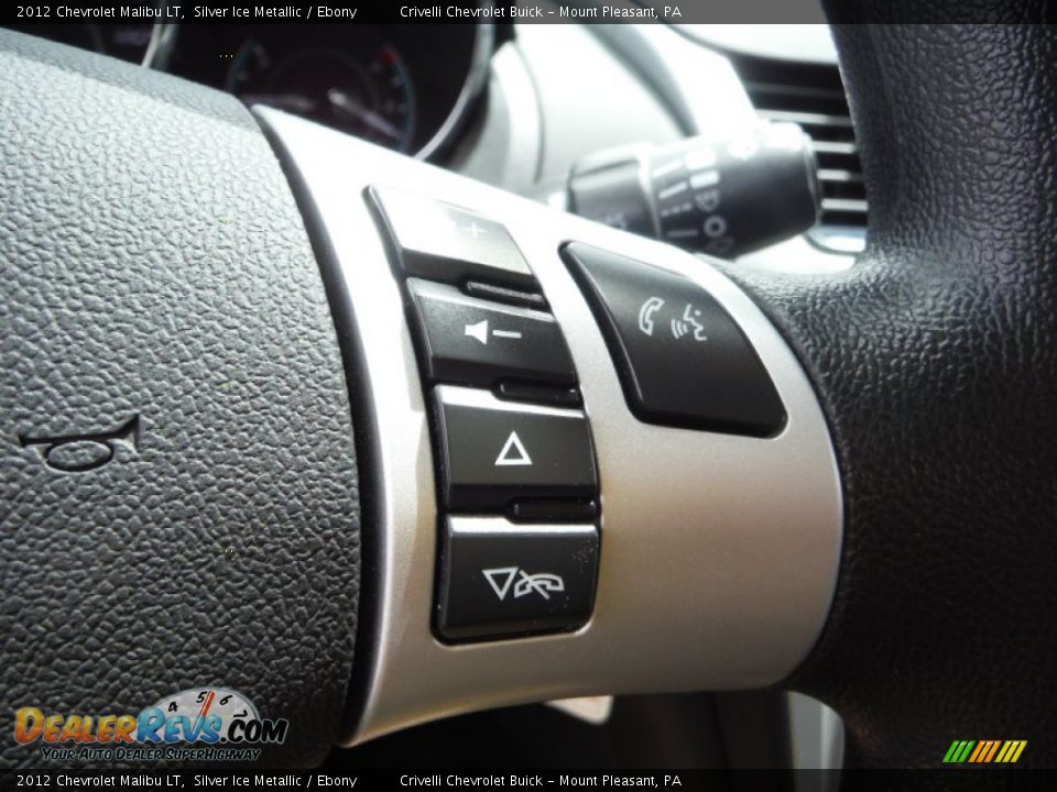 2012 Chevrolet Malibu LT Silver Ice Metallic / Ebony Photo #26