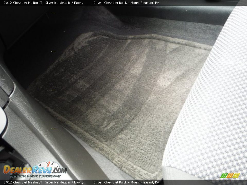 2012 Chevrolet Malibu LT Silver Ice Metallic / Ebony Photo #27