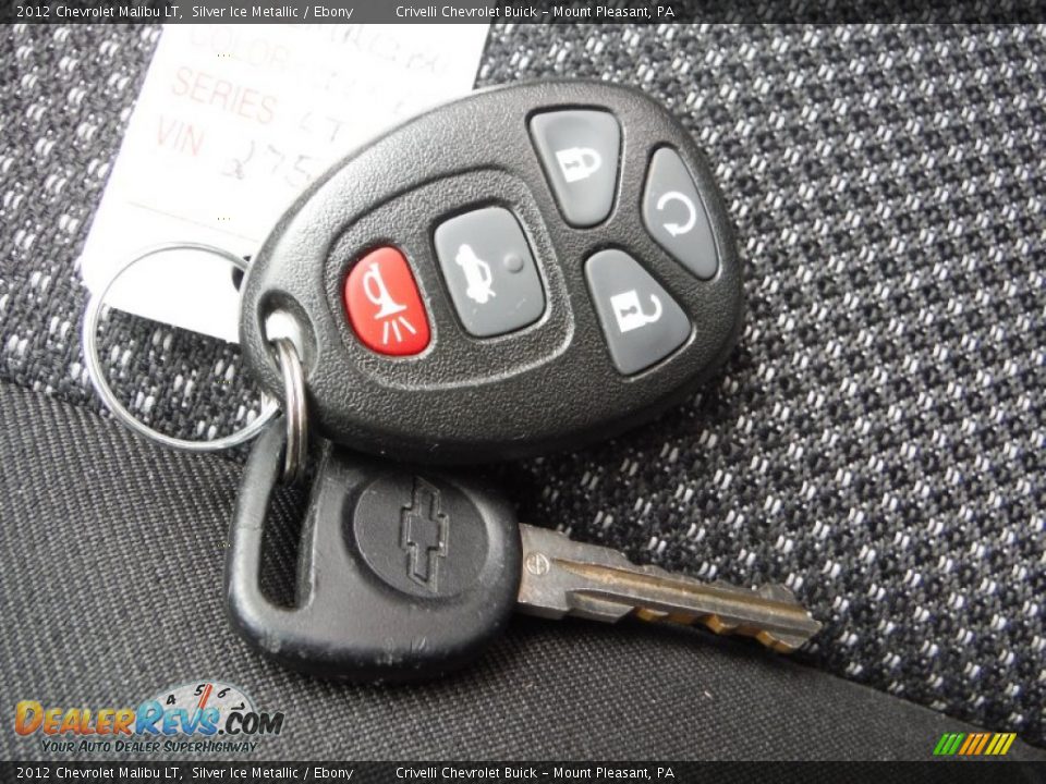 2012 Chevrolet Malibu LT Silver Ice Metallic / Ebony Photo #29