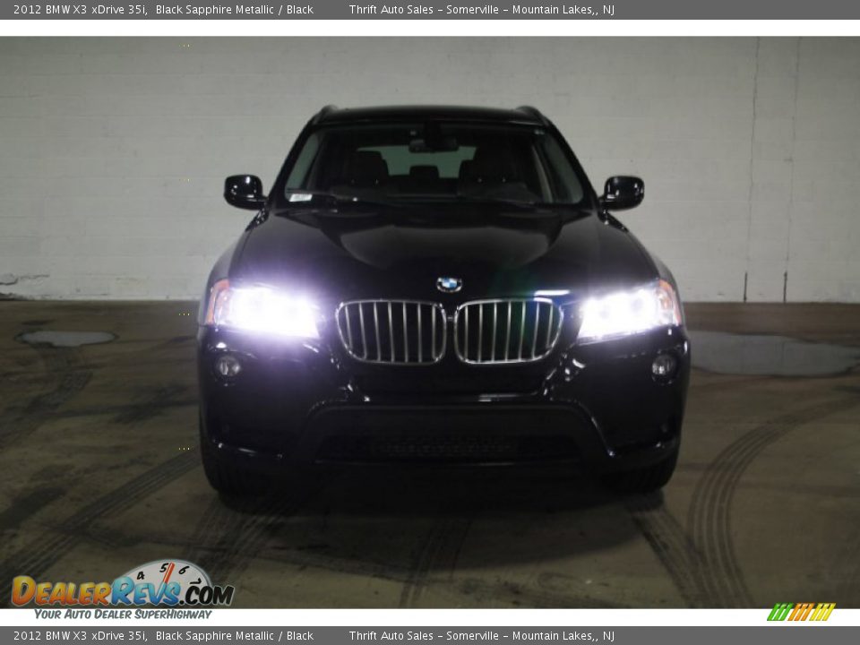 2012 BMW X3 xDrive 35i Black Sapphire Metallic / Black Photo #3