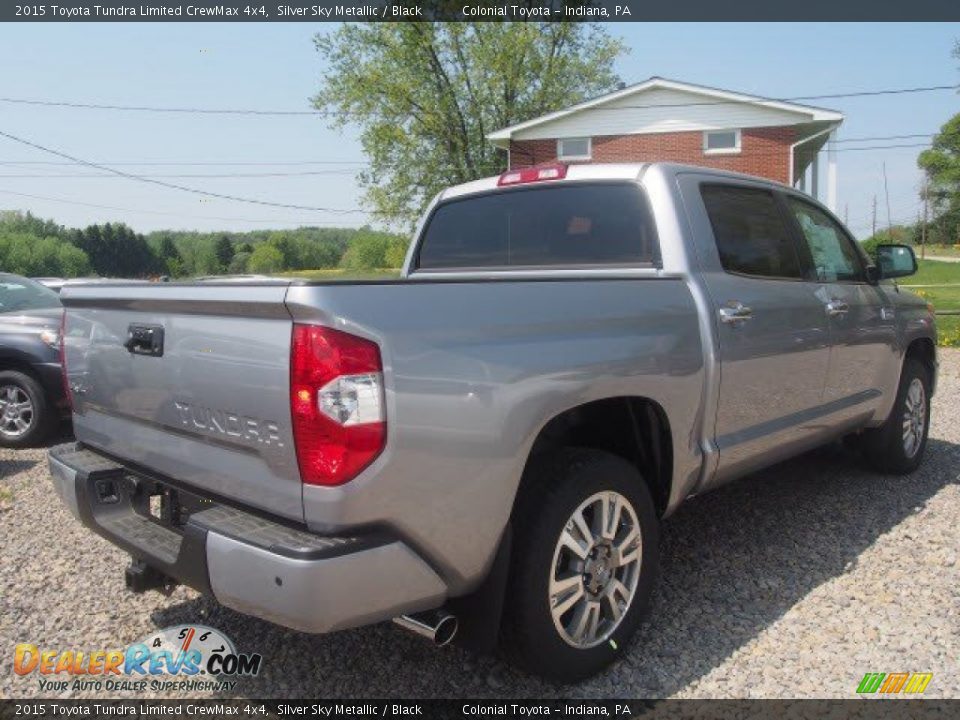 2015 Toyota Tundra Limited CrewMax 4x4 Silver Sky Metallic / Black Photo #3