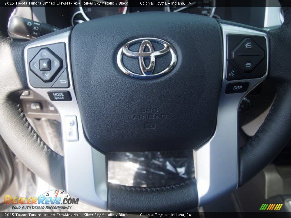 2015 Toyota Tundra Limited CrewMax 4x4 Silver Sky Metallic / Black Photo #10