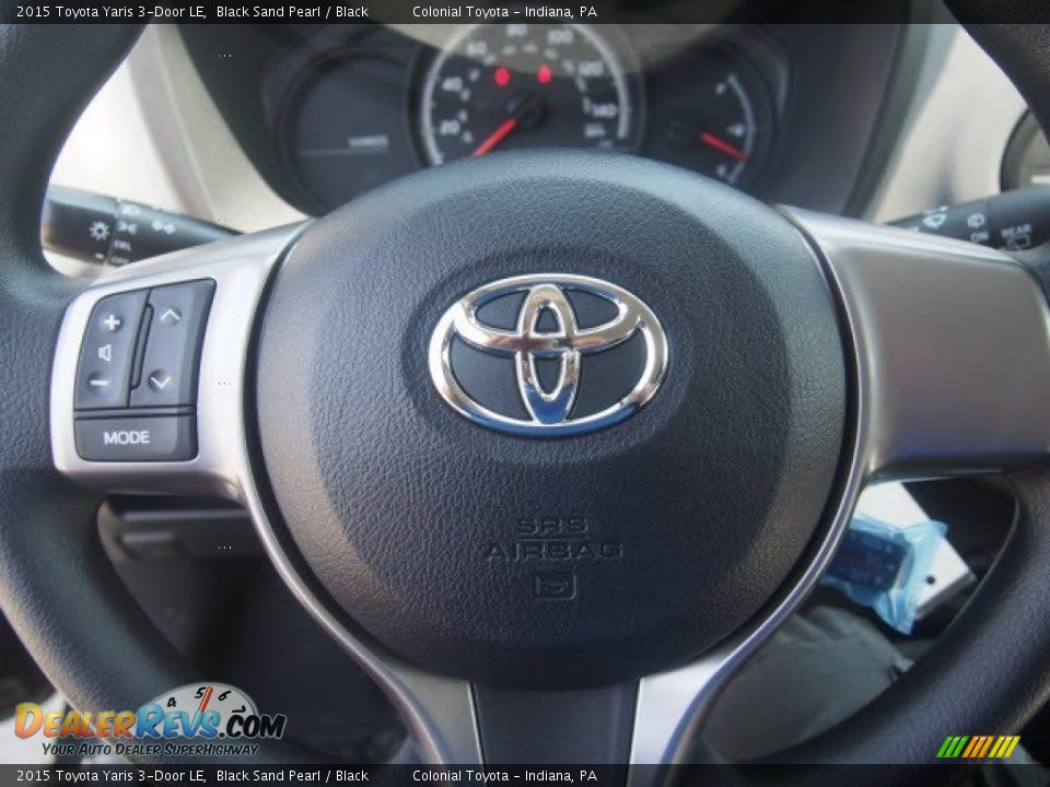 2015 Toyota Yaris 3-Door LE Black Sand Pearl / Black Photo #10