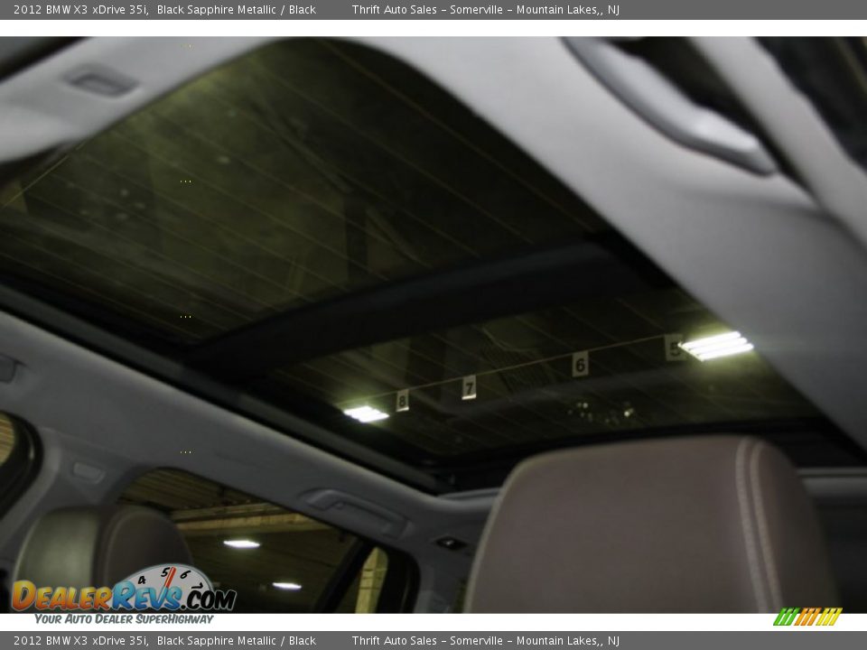 2012 BMW X3 xDrive 35i Black Sapphire Metallic / Black Photo #19