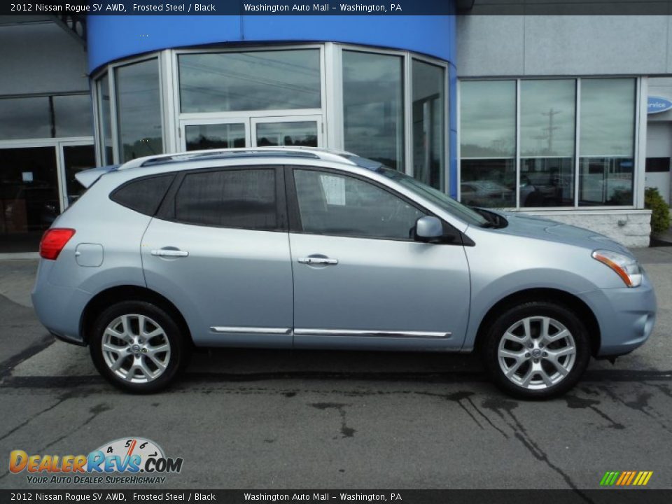 2012 Nissan Rogue SV AWD Frosted Steel / Black Photo #2