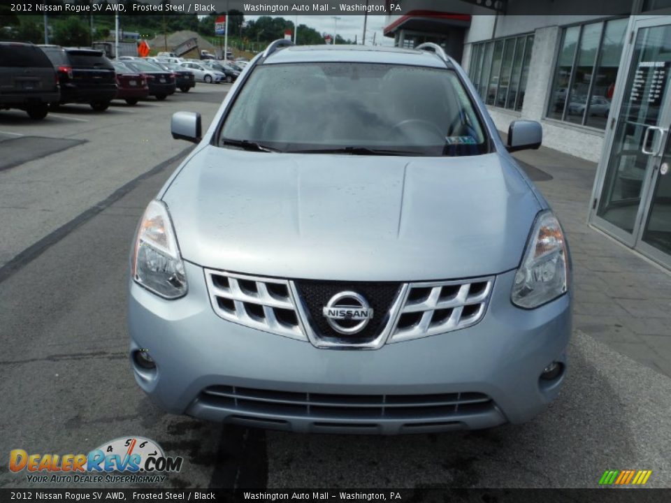 2012 Nissan Rogue SV AWD Frosted Steel / Black Photo #4