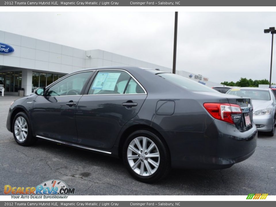 2012 Toyota Camry Hybrid XLE Magnetic Gray Metallic / Light Gray Photo #5