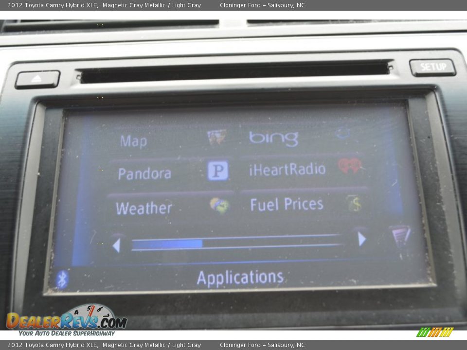 2012 Toyota Camry Hybrid XLE Magnetic Gray Metallic / Light Gray Photo #20