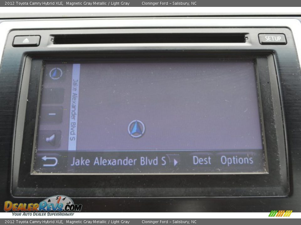 2012 Toyota Camry Hybrid XLE Magnetic Gray Metallic / Light Gray Photo #21