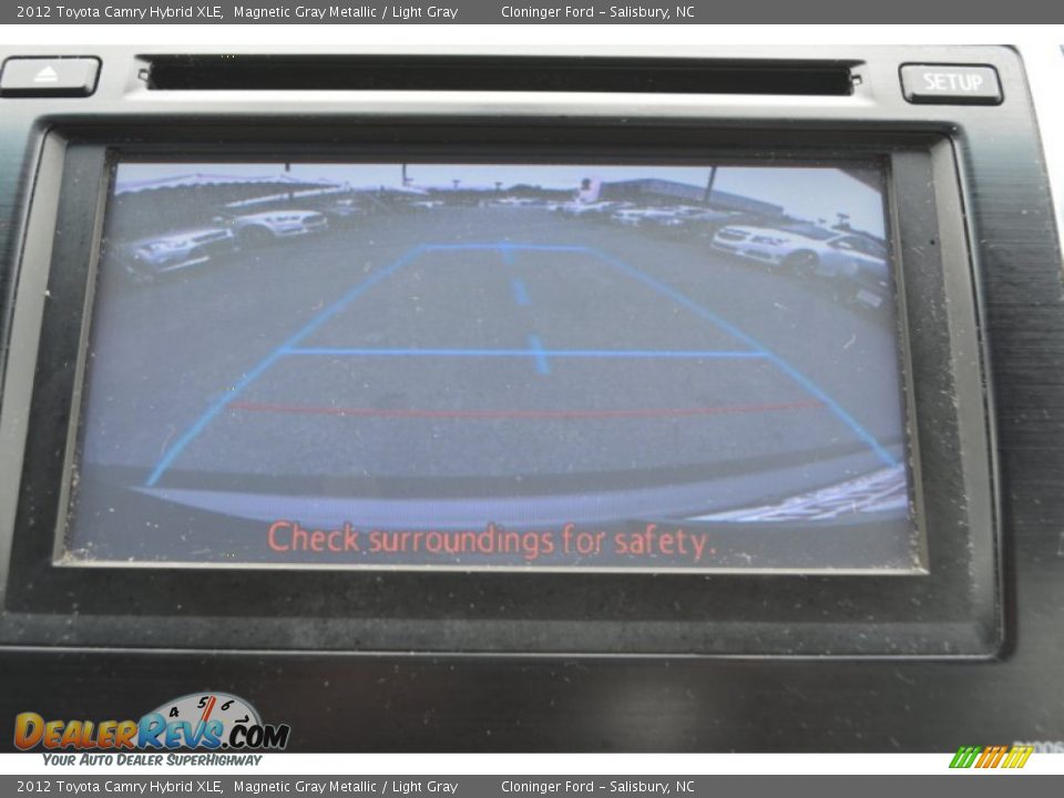 2012 Toyota Camry Hybrid XLE Magnetic Gray Metallic / Light Gray Photo #22