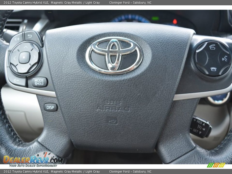 2012 Toyota Camry Hybrid XLE Magnetic Gray Metallic / Light Gray Photo #27