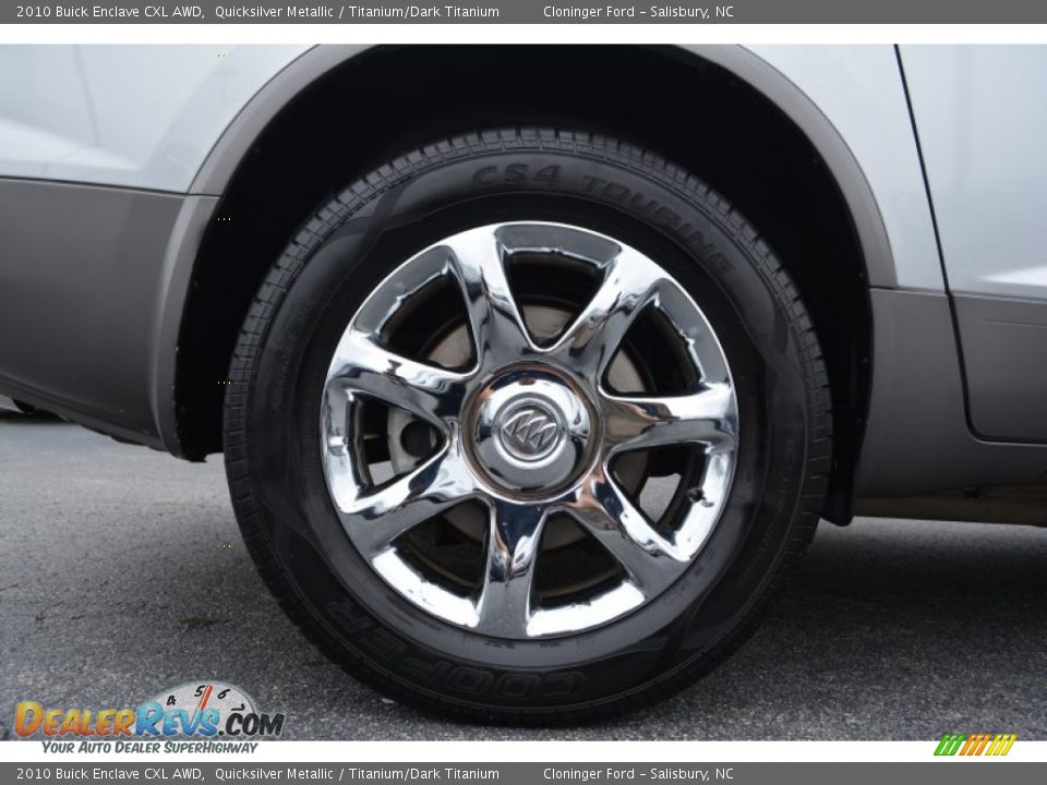 2010 Buick Enclave CXL AWD Quicksilver Metallic / Titanium/Dark Titanium Photo #8