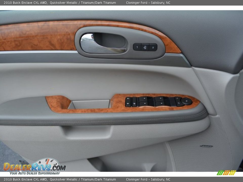 2010 Buick Enclave CXL AWD Quicksilver Metallic / Titanium/Dark Titanium Photo #9