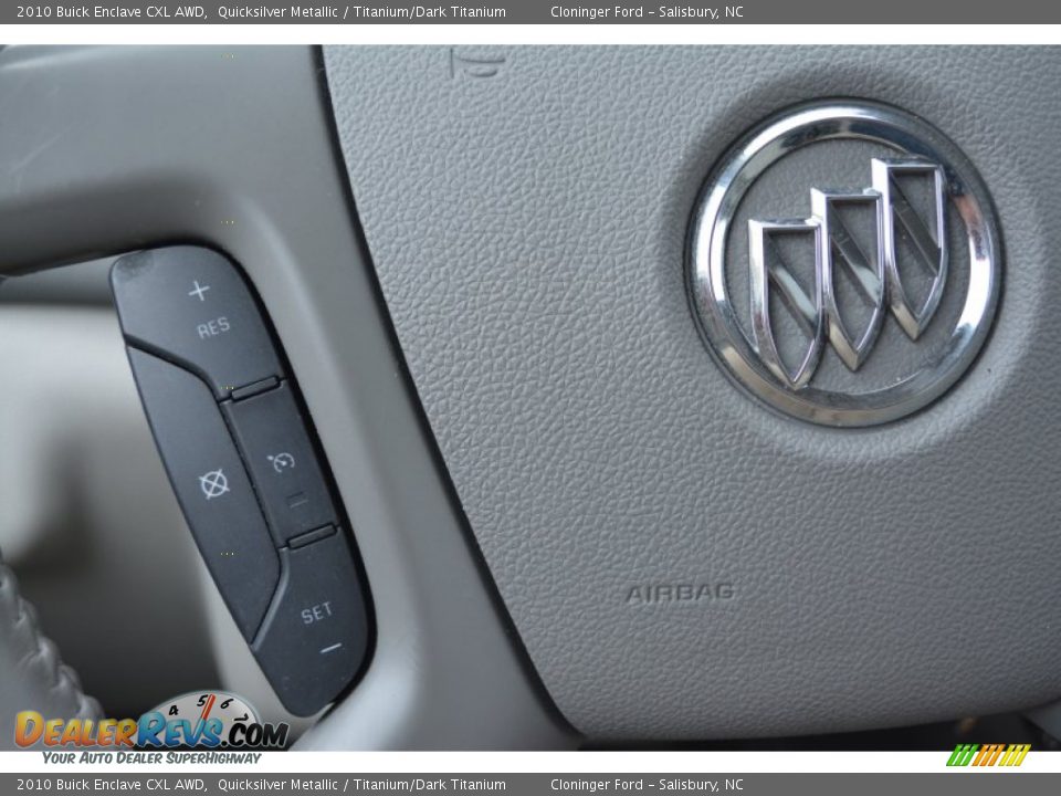 2010 Buick Enclave CXL AWD Quicksilver Metallic / Titanium/Dark Titanium Photo #25