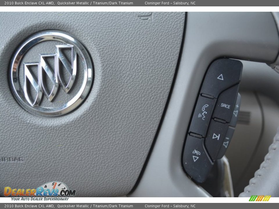 2010 Buick Enclave CXL AWD Quicksilver Metallic / Titanium/Dark Titanium Photo #26