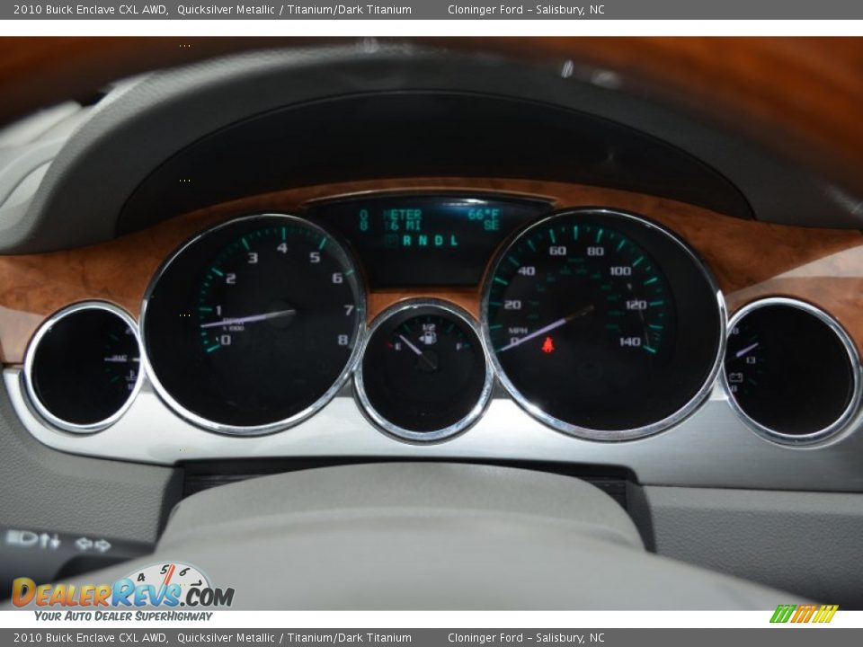 2010 Buick Enclave CXL AWD Quicksilver Metallic / Titanium/Dark Titanium Photo #27