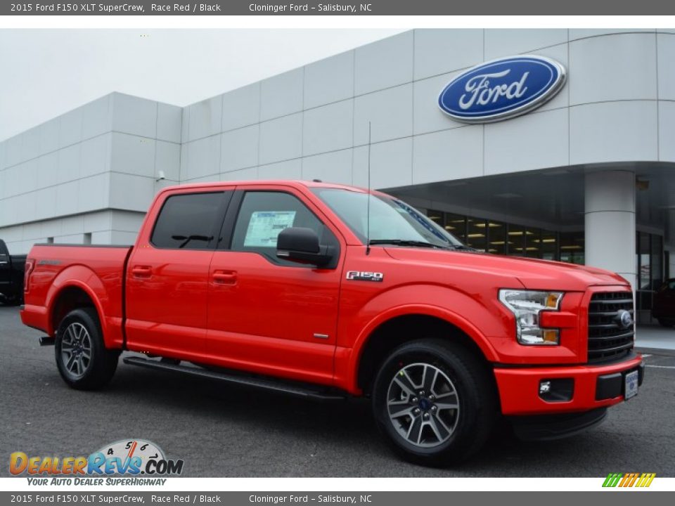 2015 Ford F150 XLT SuperCrew Race Red / Black Photo #1