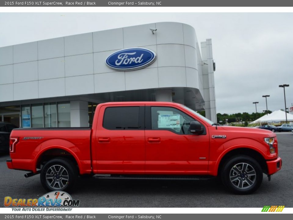 2015 Ford F150 XLT SuperCrew Race Red / Black Photo #2