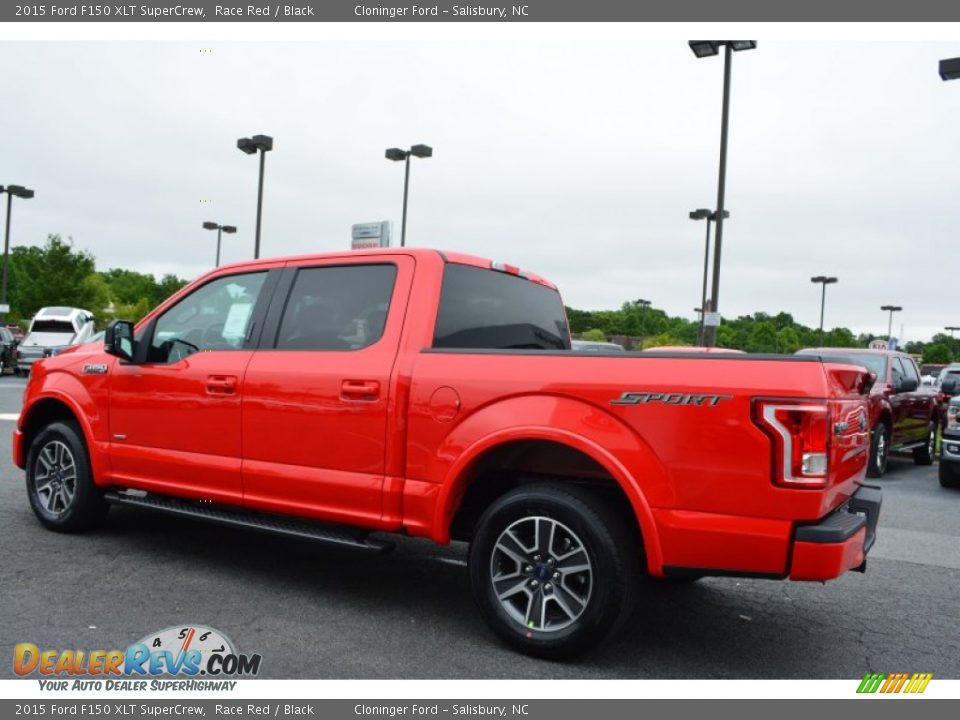 2015 Ford F150 XLT SuperCrew Race Red / Black Photo #23