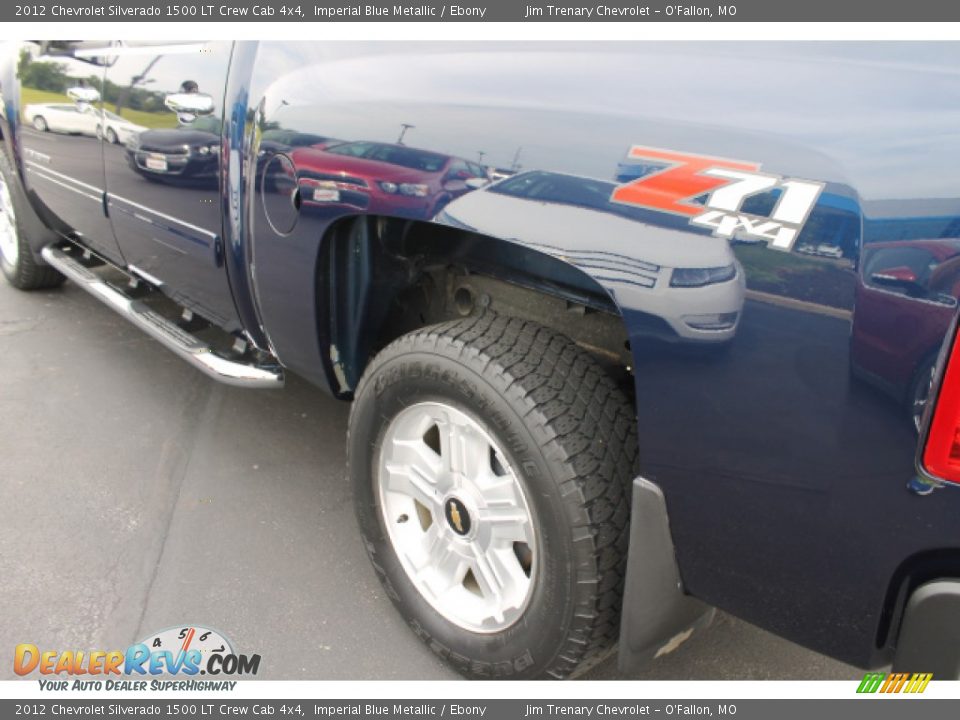 2012 Chevrolet Silverado 1500 LT Crew Cab 4x4 Imperial Blue Metallic / Ebony Photo #4