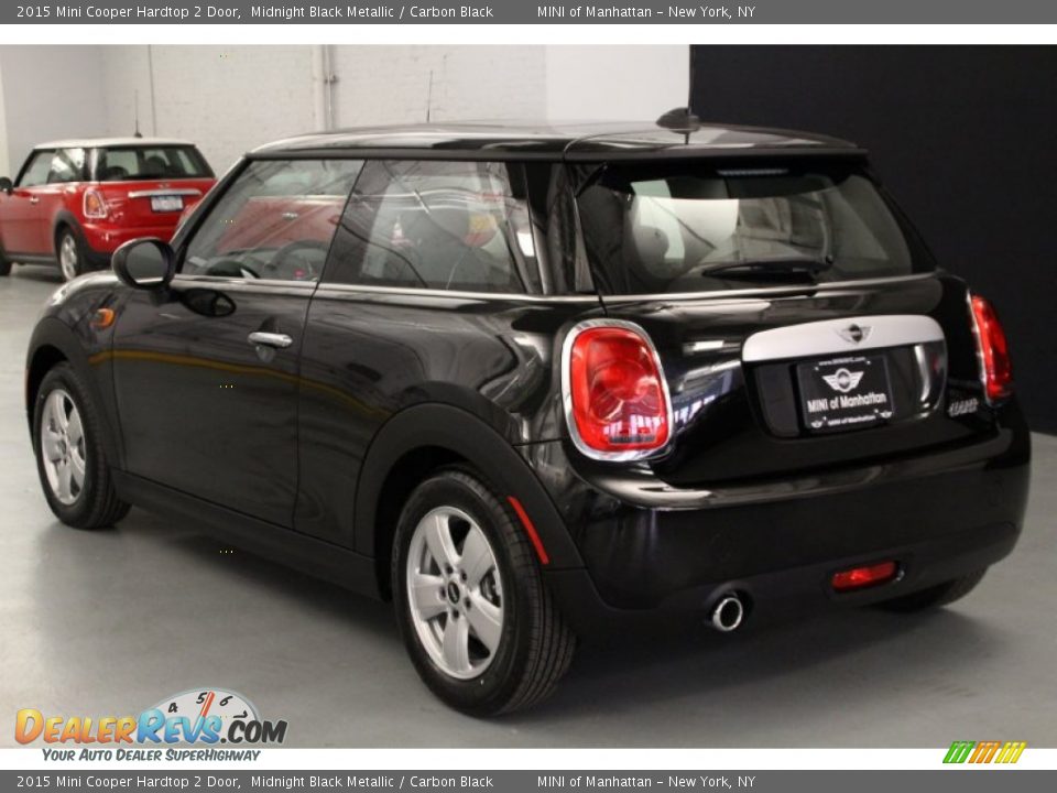 2015 Mini Cooper Hardtop 2 Door Midnight Black Metallic / Carbon Black Photo #4