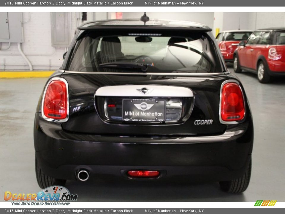2015 Mini Cooper Hardtop 2 Door Midnight Black Metallic / Carbon Black Photo #5