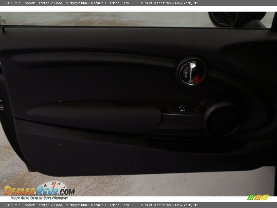 2015 Mini Cooper Hardtop 2 Door Midnight Black Metallic / Carbon Black Photo #6