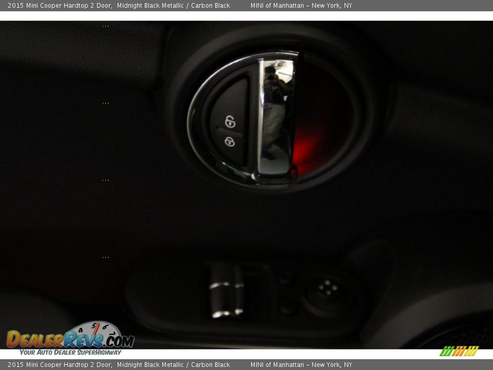 2015 Mini Cooper Hardtop 2 Door Midnight Black Metallic / Carbon Black Photo #7