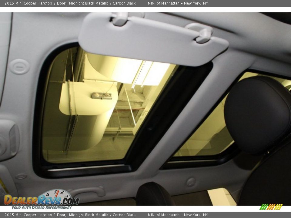 2015 Mini Cooper Hardtop 2 Door Midnight Black Metallic / Carbon Black Photo #9