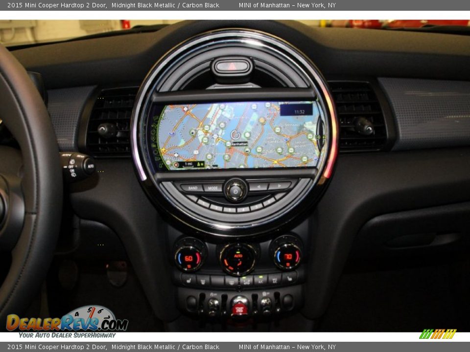 2015 Mini Cooper Hardtop 2 Door Midnight Black Metallic / Carbon Black Photo #13