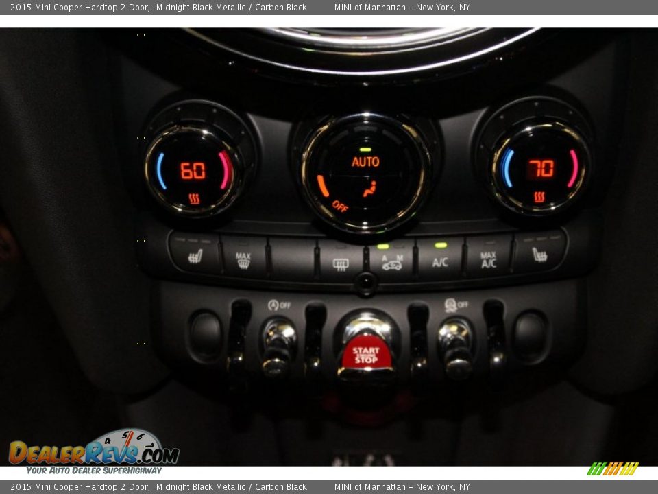 2015 Mini Cooper Hardtop 2 Door Midnight Black Metallic / Carbon Black Photo #14