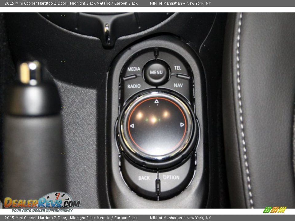 2015 Mini Cooper Hardtop 2 Door Midnight Black Metallic / Carbon Black Photo #16