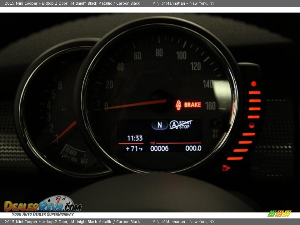 2015 Mini Cooper Hardtop 2 Door Midnight Black Metallic / Carbon Black Photo #20
