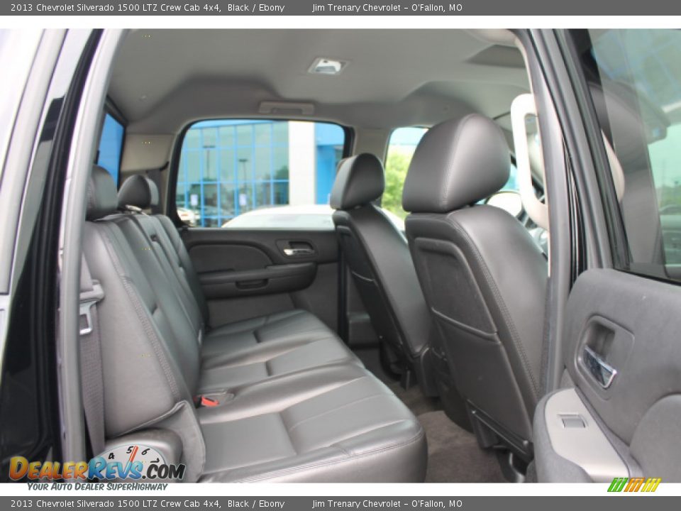 2013 Chevrolet Silverado 1500 LTZ Crew Cab 4x4 Black / Ebony Photo #8
