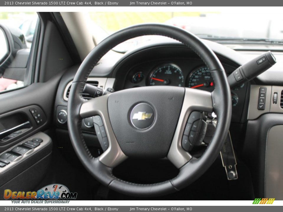 2013 Chevrolet Silverado 1500 LTZ Crew Cab 4x4 Black / Ebony Photo #10