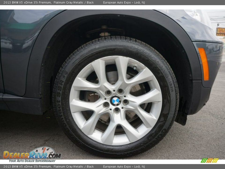 2013 BMW X5 xDrive 35i Premium Platinum Gray Metallic / Black Photo #20