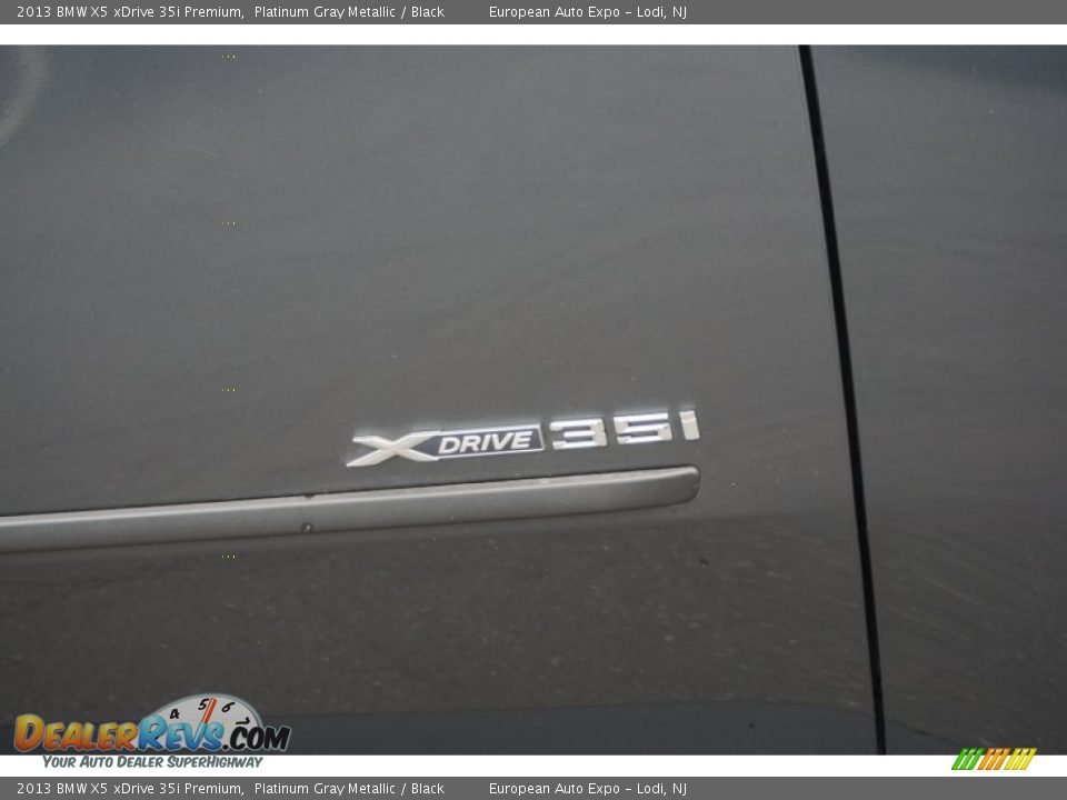 2013 BMW X5 xDrive 35i Premium Platinum Gray Metallic / Black Photo #21