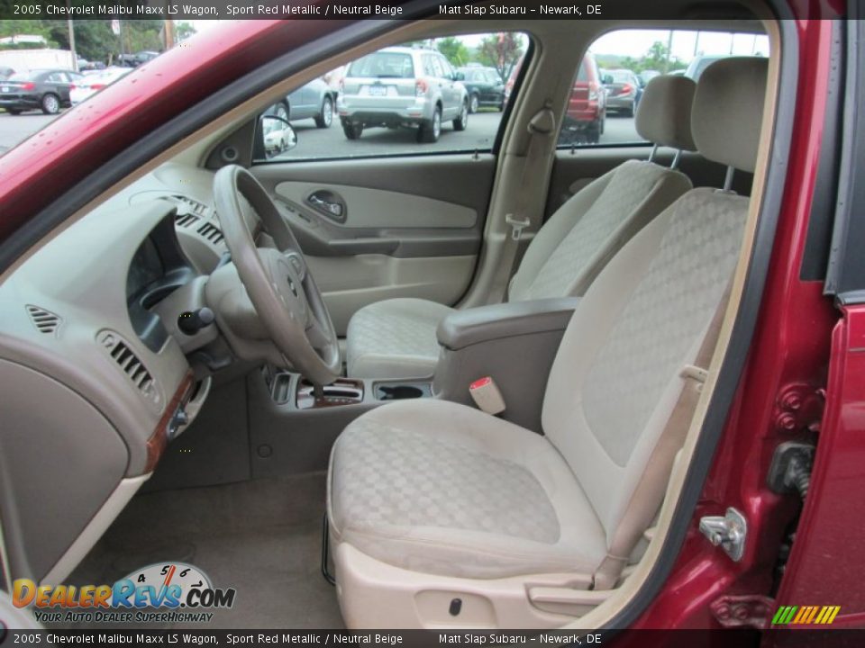 2005 Chevrolet Malibu Maxx LS Wagon Sport Red Metallic / Neutral Beige Photo #11