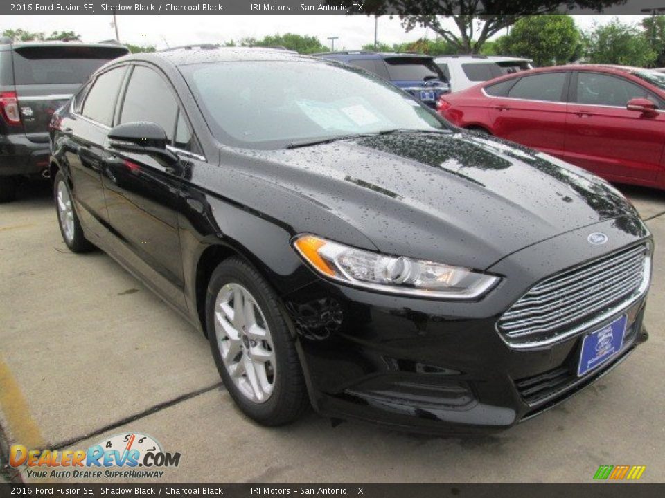 2016 Ford Fusion SE Shadow Black / Charcoal Black Photo #1