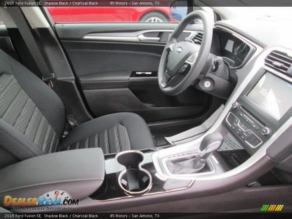 2016 Ford Fusion SE Shadow Black / Charcoal Black Photo #10