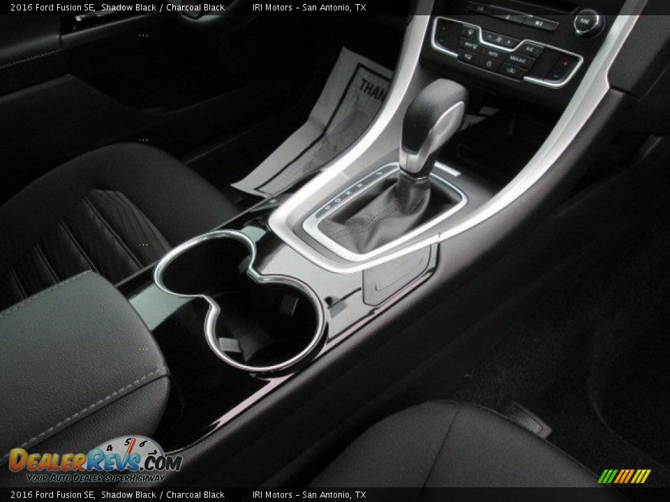 2016 Ford Fusion SE Shadow Black / Charcoal Black Photo #12