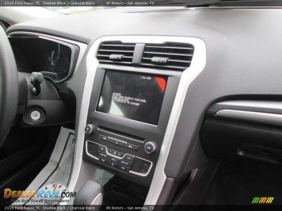 2016 Ford Fusion SE Shadow Black / Charcoal Black Photo #13