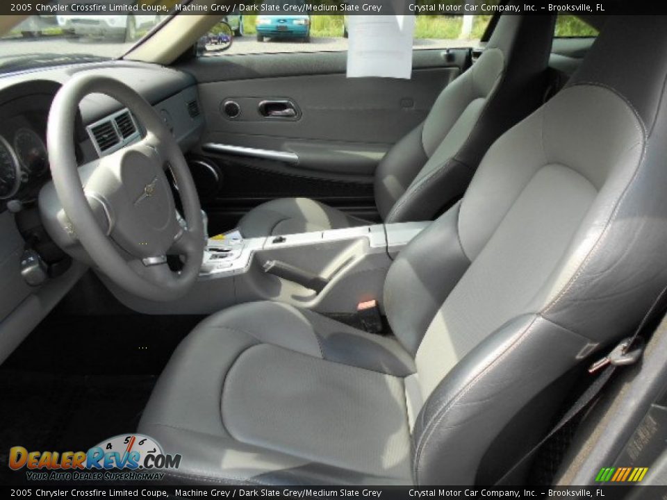 2005 Chrysler Crossfire Limited Coupe Machine Grey / Dark Slate Grey/Medium Slate Grey Photo #4