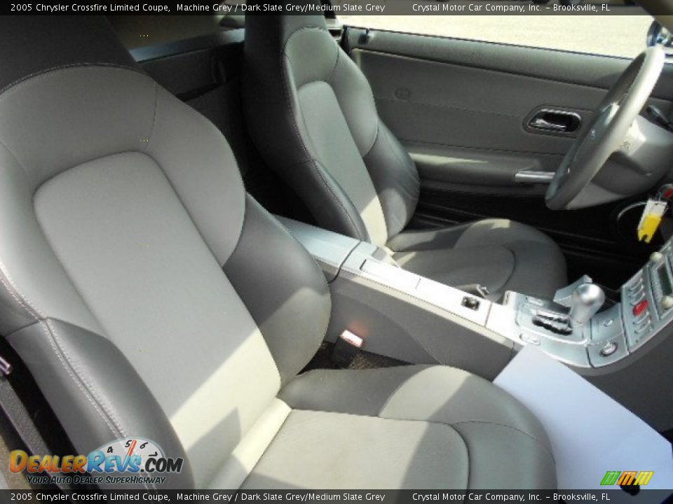 2005 Chrysler Crossfire Limited Coupe Machine Grey / Dark Slate Grey/Medium Slate Grey Photo #12